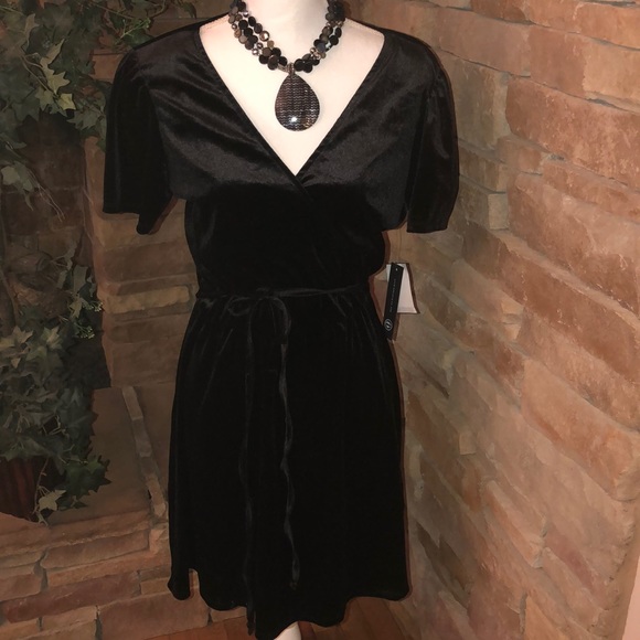 As U Wish Dresses & Skirts - As U Wish Black Velvet Dress